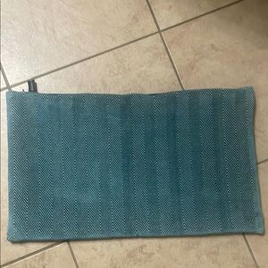 Rodeo Home velvet cushion pillow cover 15x26” emerald blue